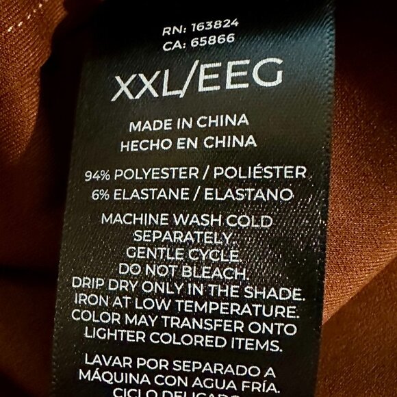 New Well Worn Women's Soft Faux Suede Shirt Jacket Size XXL Brown Longline Boho - Picture 8 of 13